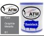 Preview: Ford, Graphite Metallic, B1: 1L Lackdose, von ATW Autoteile West.